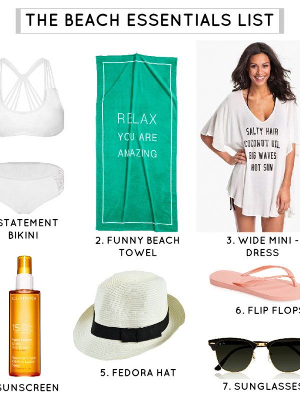 7 beach essentials